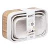 Set of Stackable Organising Boxes Kipit 31 x 12 x 21 cm 4 Units