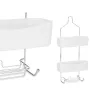 Vannasistabas Plaukti Berilo Balts Metāls Plastmasa 28 x 60 x 14 cm (6 gb.)
