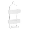 Vannasistabas Plaukti Berilo Balts Metāls Plastmasa 28 x 60 x 14 cm (6 gb.)