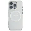 Guess IML Metal Colored Circle Classic Logo MagSafe - Case for iPhone 16 Pro (white)