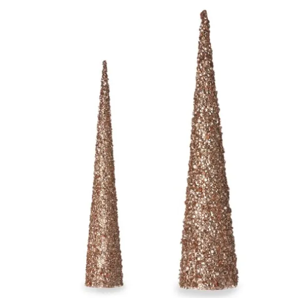 Ziemassvētku Nieciņš Krist+ Bronza Konusi 9,5 x 60 x 9,5 cm Mirdzumi (4 gb.)