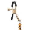 Nipple Clamps Chain Sportsheets Amber Beaded