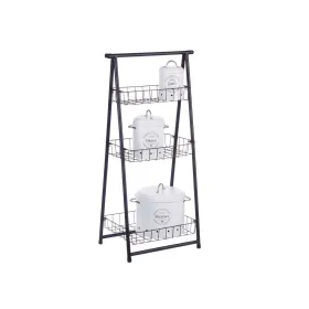 Shelves Kinvara Black Metal Iron 44 x 31 x 90 cm 44 x 90 x 31 cm 48 x 8,5 x 38 cm