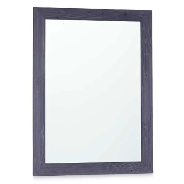Wall mirror Gift Decor Blue 60 x 80 cm 60,4 x 80,4 x 2 cm MDF Wood Rectangular (2 Units)