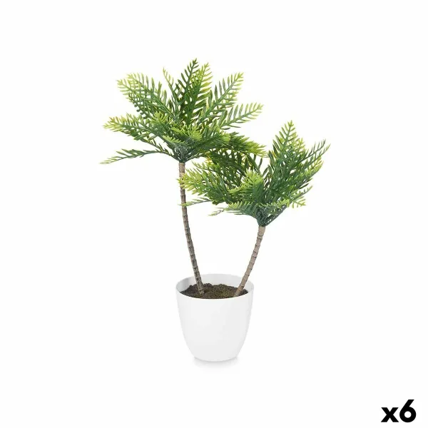 Dekoratyvinis augalas Ibergarden Plastmasinis Palmė 36 x 55,5 x 24 cm 15 x 60 x 15 cm (6 vnt.)