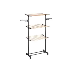 Pesunöör Kipit Must Naturaalne Raud Plastmass 82 x 165 x 59 cm 80 x 15 x 10 cm 15 x 80,7 x 10 cm