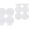 Non-slip Shower Mat Berilo White PVC 68 x 36 x 1 cm (6 Units)