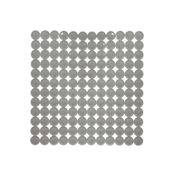 Neslīdošs dušas paklājs Berilo Pelēks PVC 54 x 54 x 1 cm 6 x 55 x 6 cm (6 gb.)