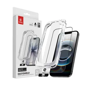 Crong EasyShield 2-Pack – Tempered Glass for iPhone 17e / 16e / 14 / 13 / 13 Pro (2 pieces)