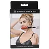 Mouth Gag Sportsheets Soft Black/Red