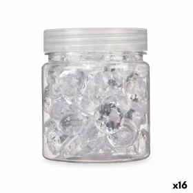 Koristeelliset kivet Gift Decor Läpinäkyvä 150 g Timantti (16 osaa)