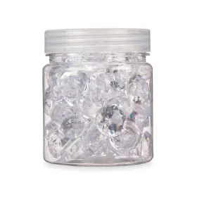 Koristeelliset kivet Gift Decor Läpinäkyvä 150 g Timantti (16 osaa)