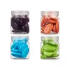 Dekoratīvie akmeņi Gift Decor Zils Zaļš Violets Oranžs 280 g (12 gb.)
