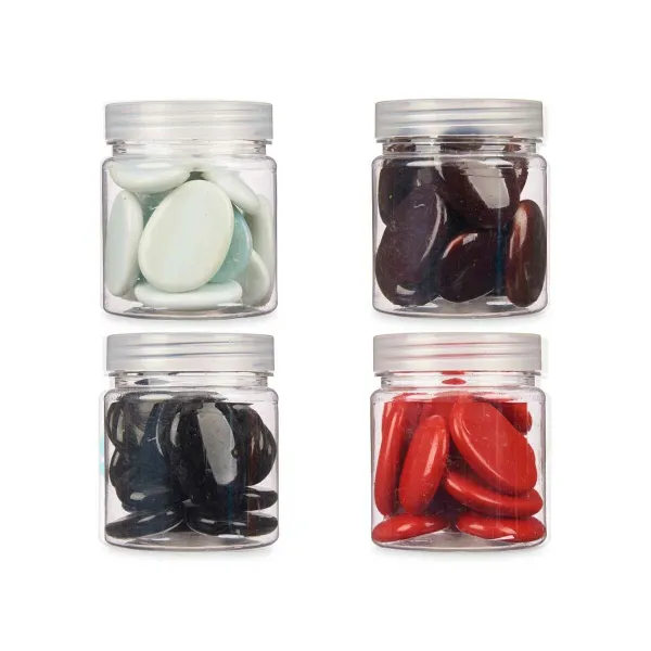 Decorative Stones Gift Decor White Brown Black Red 280 g (12 Units)