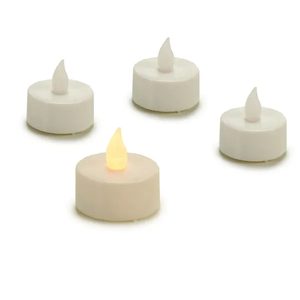 Набор свечей Gift Decor Белый 4 x 4 x 3,7 cm 13,5 x 17 x 4 cm LED (12 штук)
