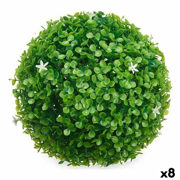 Dekoratīvs Augs Ibergarden Plastmasa Цветы Loksnes Чаша 22 x 22 x 22 cm (8 gb.)