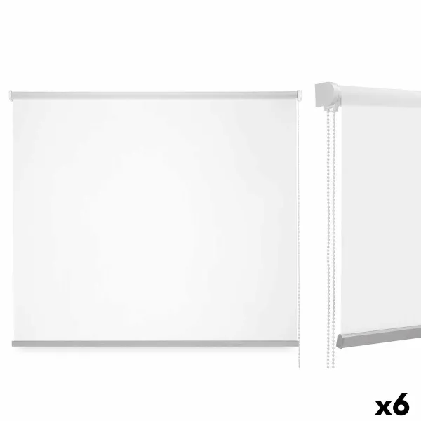 Rullaverhot Gift Decor Valkoinen Kangas Muovinen 120 x 180 cm