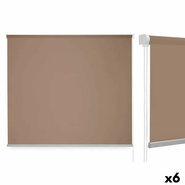 Roletai Gift Decor Rusvai gelsva Audinys Plastmasinis 150 x 180 cm