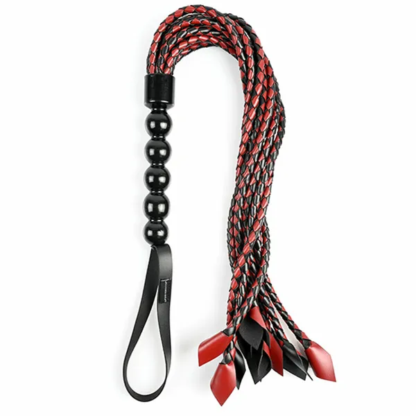 Whips Sportsheets Braided Black/Red