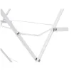 Folding clothes line Kipit White Black polypropylene Iron 47 x 41 x 136 cm 49 x 6,5 x 47 cm 50 x 69,4 x 6,5 cm Vertical (5 Units