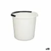 Ведро с ручкой Белый Антрацитный 10 L 30 x 28,5 x 30 cm (18 штук)