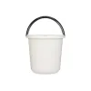 Ведро с ручкой Белый Антрацитный 10 L 30 x 28,5 x 30 cm (18 штук)