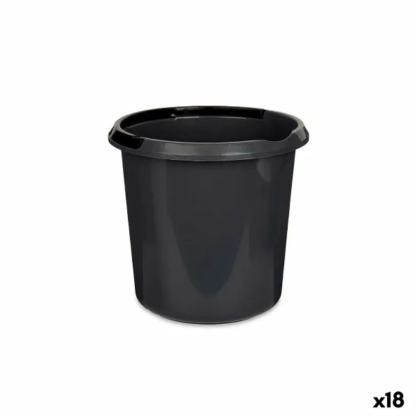 Kaušas su rankena Pilka Antracito 10 L 30 x 28,5 x 30 cm (18 vnt.)