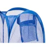 Veļas grozs Kipit Zils Balts Melns Plastmasa 33 x 33 x 58 cm 58 x 0,5 x 37 cm (24 gb.)