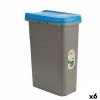 Šiukšlių dėžė Stefanplast Mėlyna Pilka Plastmasinis 25 L (6 vnt.)