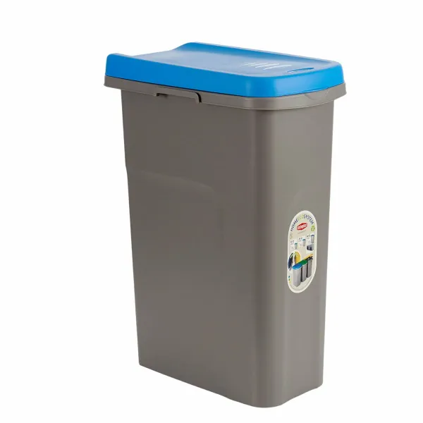 Мусорное ведро Stefanplast Синий Серый Пластик 25 L (6 штук)