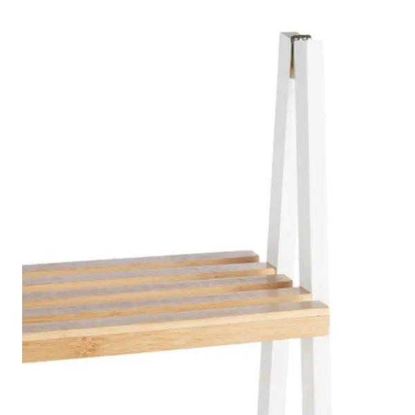 Kylpyhuonehyllyt Berilo Valkoinen Luonnollinen 40 x 109,3 x 30 cm