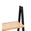 Bathroom Shelves Berilo Black Natural 40,3 x 81,5 x 30 cm
