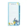 Disney Stitch - Magnetic notebook / shopping list for the fridge + pencil from the Tropical collection (10 x 21 cm)