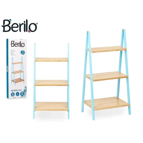 Полка для ванной Berilo Синий Натуральный 40,3 x 81,5 x 30 cm