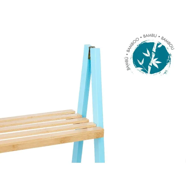 Bathroom Shelves Berilo Blue Natural 40,3 x 81,5 x 30 cm
