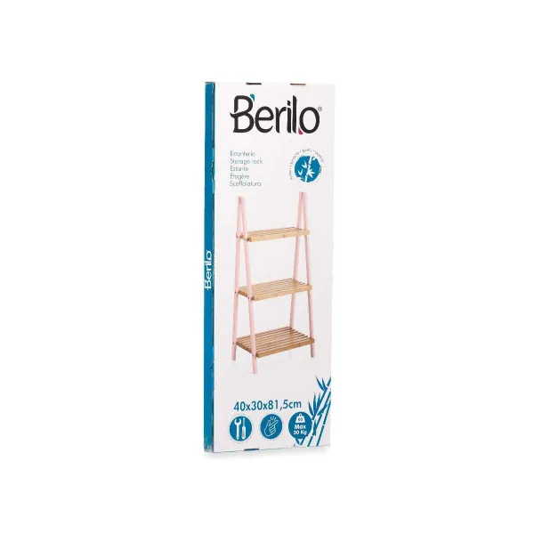 Полка для ванной Berilo Розовый Натуральный 40,3 x 81,5 x 30 cm