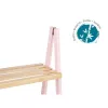 Kylpyhuonehyllyt Berilo Pinkki Luonnollinen 40,3 x 81,5 x 30 cm