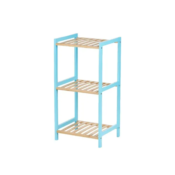 Полка для ванной Berilo Синий Натуральный 35 x 30 x 70 cm 35,2 x 70 x 30,2 cm