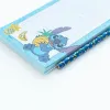 Disney Stitch - Magnetic notebook / shopping list for the fridge + pencil from the Tropical collection (10 x 21 cm)