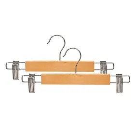 Drabužių pakabų rinkinys Kipit Ruda Sidabras Medžio Metalinis 28,5 x 2,5 x 11,5 cm 28,5 x 11,5 x 4 cm 28,5 x 11,5 x 6 cm Spyruok