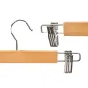 Drabužių pakabų rinkinys Kipit Ruda Sidabras Medžio Metalinis 28,5 x 2,5 x 11,5 cm 28,5 x 11,5 x 4 cm 28,5 x 11,5 x 6 cm Spyruok