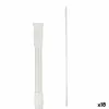 Extendable bar Berilo White Aluminium 260 x 2,2 x 2,2 cm For shower (18 Units)