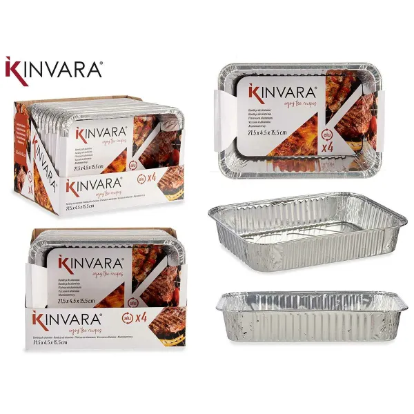 Набор подносов для еды Kinvara Одноразовая 12 штук
