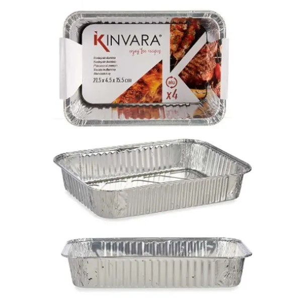 Pārtikas paplātes komplekts Kinvara Vienreizējās lietošanas 12 gb.