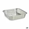 Набор подносов для еды Kinvara Одноразовая Квадратный 12 штук