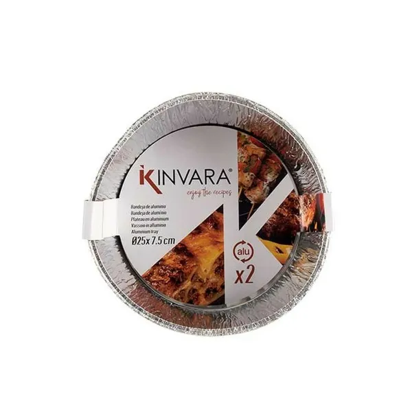 Maisto padėklų rinkinys Kinvara Vienkartiniai Apskritas 12 vnt.