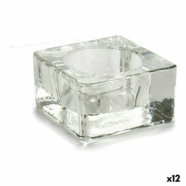 Подсвечник Gift Decor Прозрачный Cтекло 6 x 3 x 6 cm (12 штук)