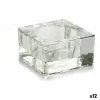 Подсвечник Gift Decor Прозрачный Cтекло 6 x 3 x 6 cm (12 штук)