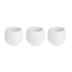 Набор горшков Ibergarden Белый Пластик 6,2 x 6,2 x 6,6 cm 7,5 x 7 x 25 cm 25 x 7 x 8 cm (8 штук)