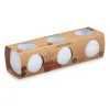 Set of pots Ibergarden White Plastic 6,2 x 6,2 x 6,6 cm 7,5 x 7 x 25 cm 25 x 7 x 8 cm (8 Units)
